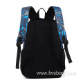 Custom High School Boys Girls Water Resistant Nylon Full Print Luminous Laptop Backpack Bags